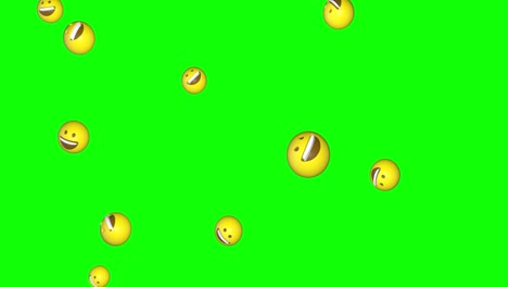 Happy-3D-Emojis-Falling-Green-Screen